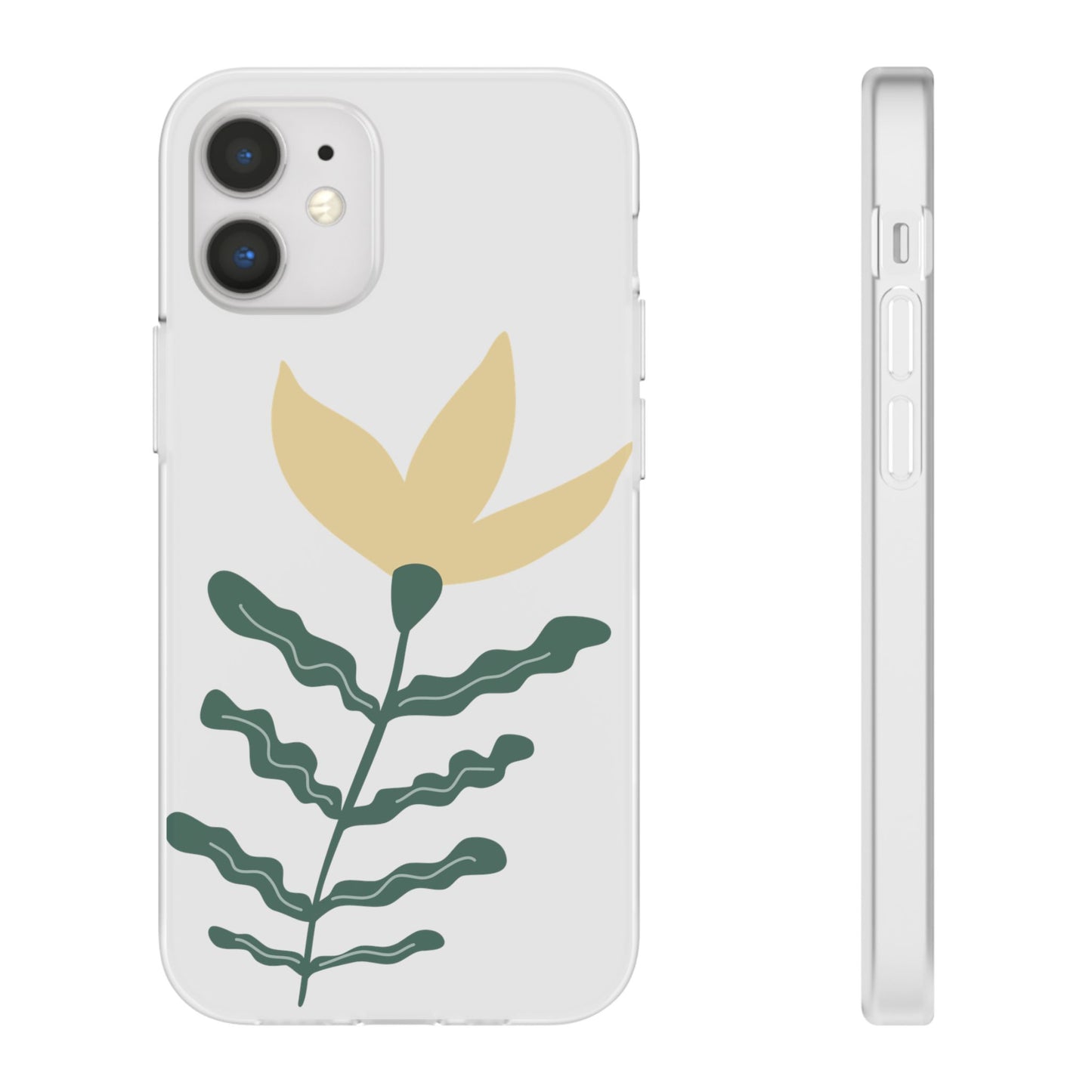 Stylish Floral Flexi Cases, Phone Accessories, Gift Idea, Protective Case, Trendy Phone Cover, Spring Vibes