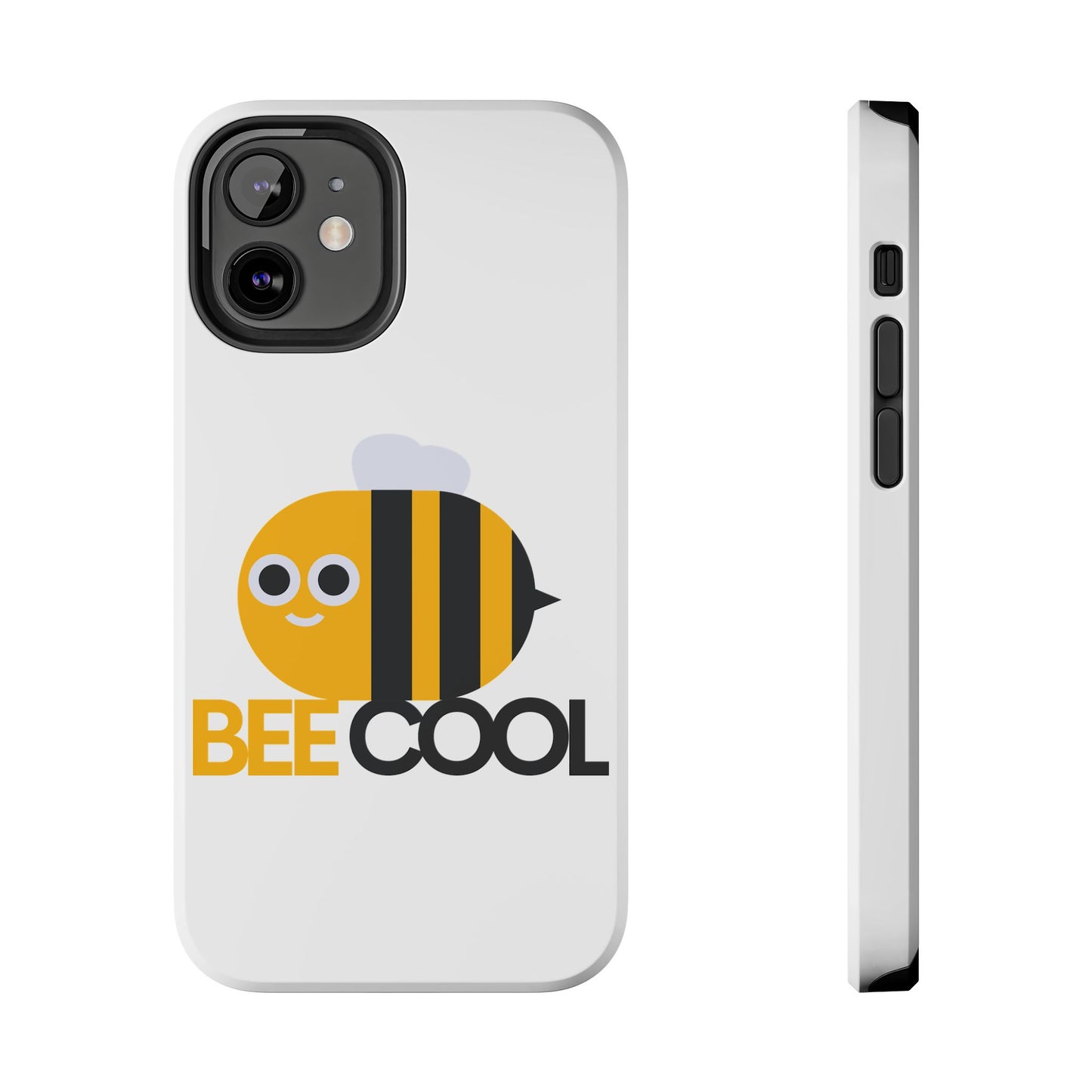 Bee Cool Tough Phone Case, Funny Phone Cover, Bee Lover Gift, Durable Phone Protector, Unique Bee Design