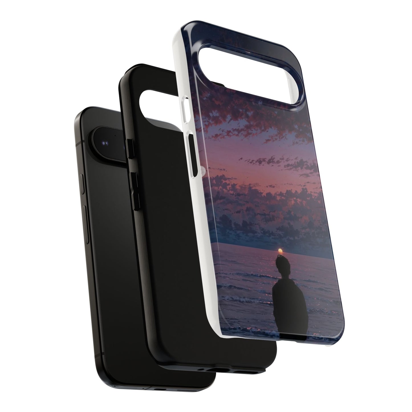 Sunset Ocean Phone Case, Tough Cases, Unique Cell Phone Cover, Artistic Phone Accessories, Gift for Her, Nature Inspired Case