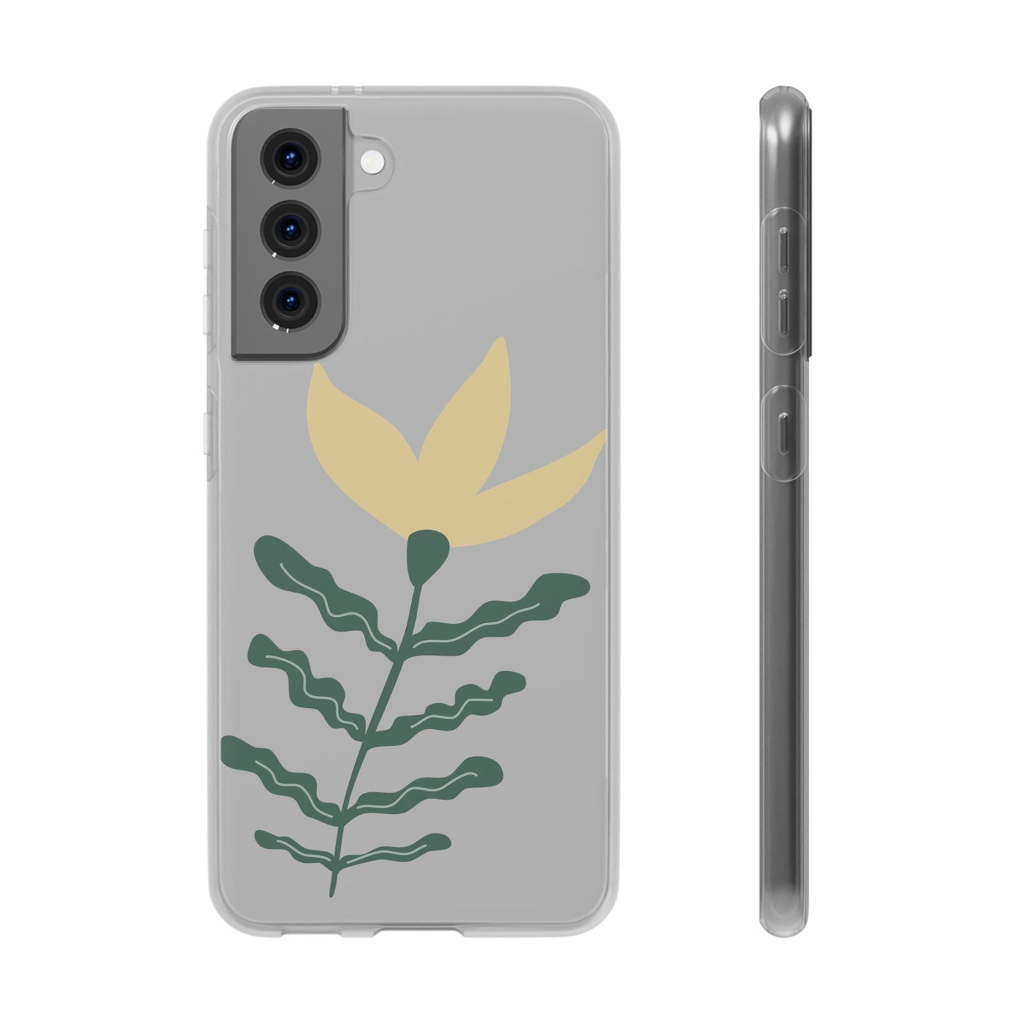 Stylish Floral Flexi Cases, Phone Accessories, Gift Idea, Protective Case, Trendy Phone Cover, Spring Vibes