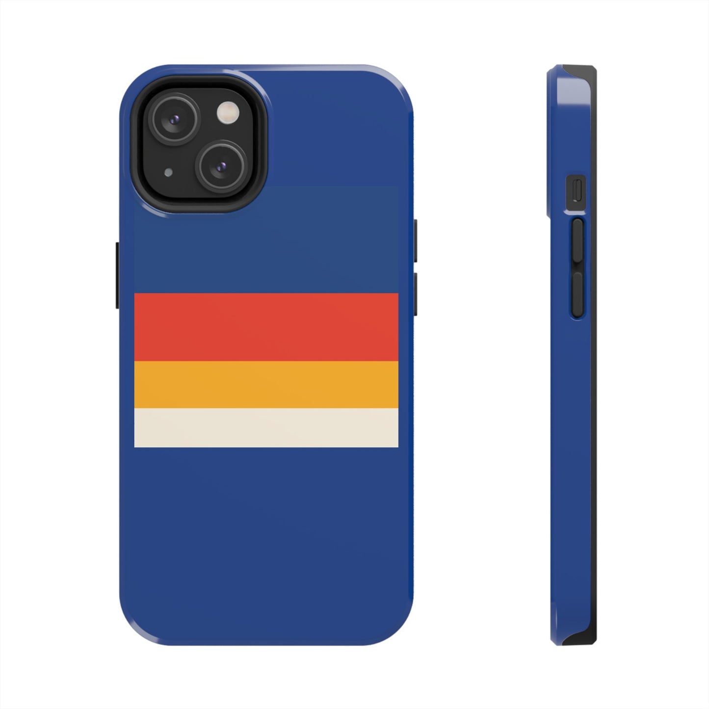 Colorful Tough Phone Cases - Bold Stripes, Durable Protection, Unique Gift for Tech Lovers, Customizable Phone Accessories, Everyday Use