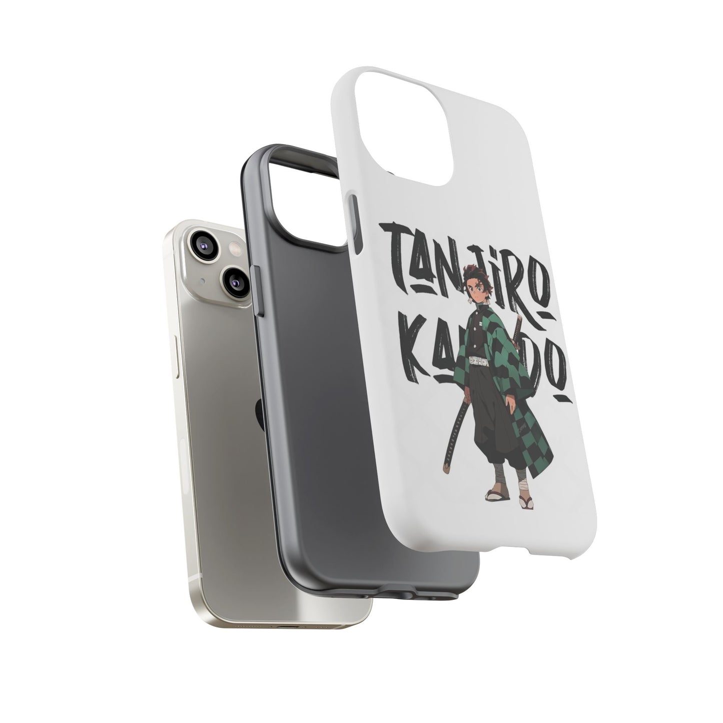 Demon Slayer Phone Case featuring Tanjiro Kamado | Tough Cases, Anime Phone Cover, Unique Gift for Fans, Mobile Accessory, Geeky Merchandise