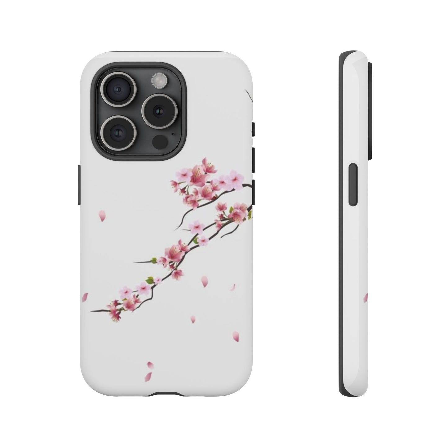 Cherry Blossom Phone Case, Floral Phone Cover, Tough Phone Case, Spring Accessories, Gift for Her, Nature-Inspired Tech