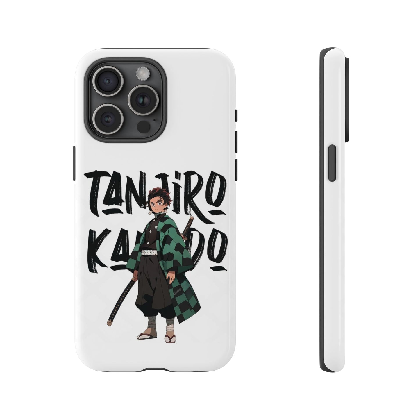 Demon Slayer Phone Case featuring Tanjiro Kamado | Tough Cases, Anime Phone Cover, Unique Gift for Fans, Mobile Accessory, Geeky Merchandise