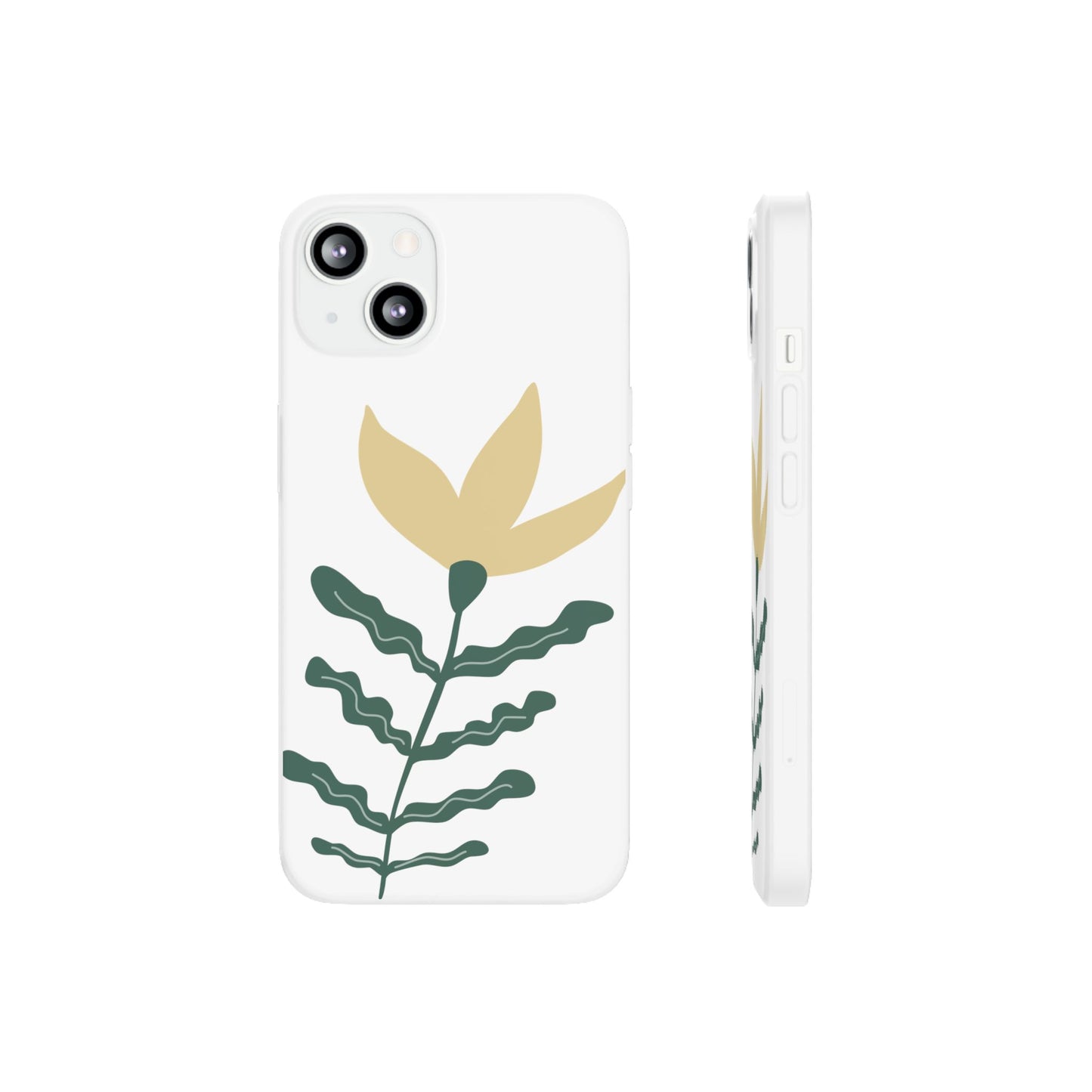 Stylish Floral Flexi Cases, Phone Accessories, Gift Idea, Protective Case, Trendy Phone Cover, Spring Vibes