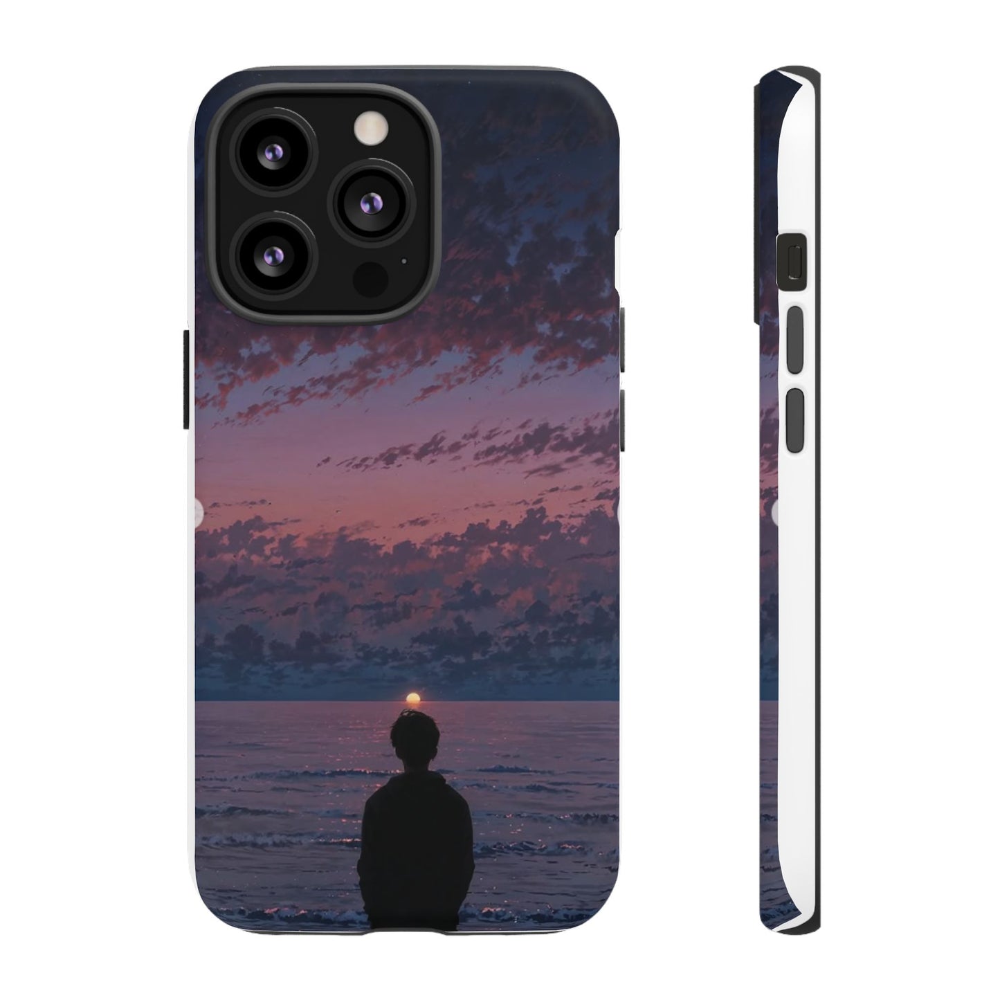 Sunset Ocean Phone Case, Tough Cases, Unique Cell Phone Cover, Artistic Phone Accessories, Gift for Her, Nature Inspired Case