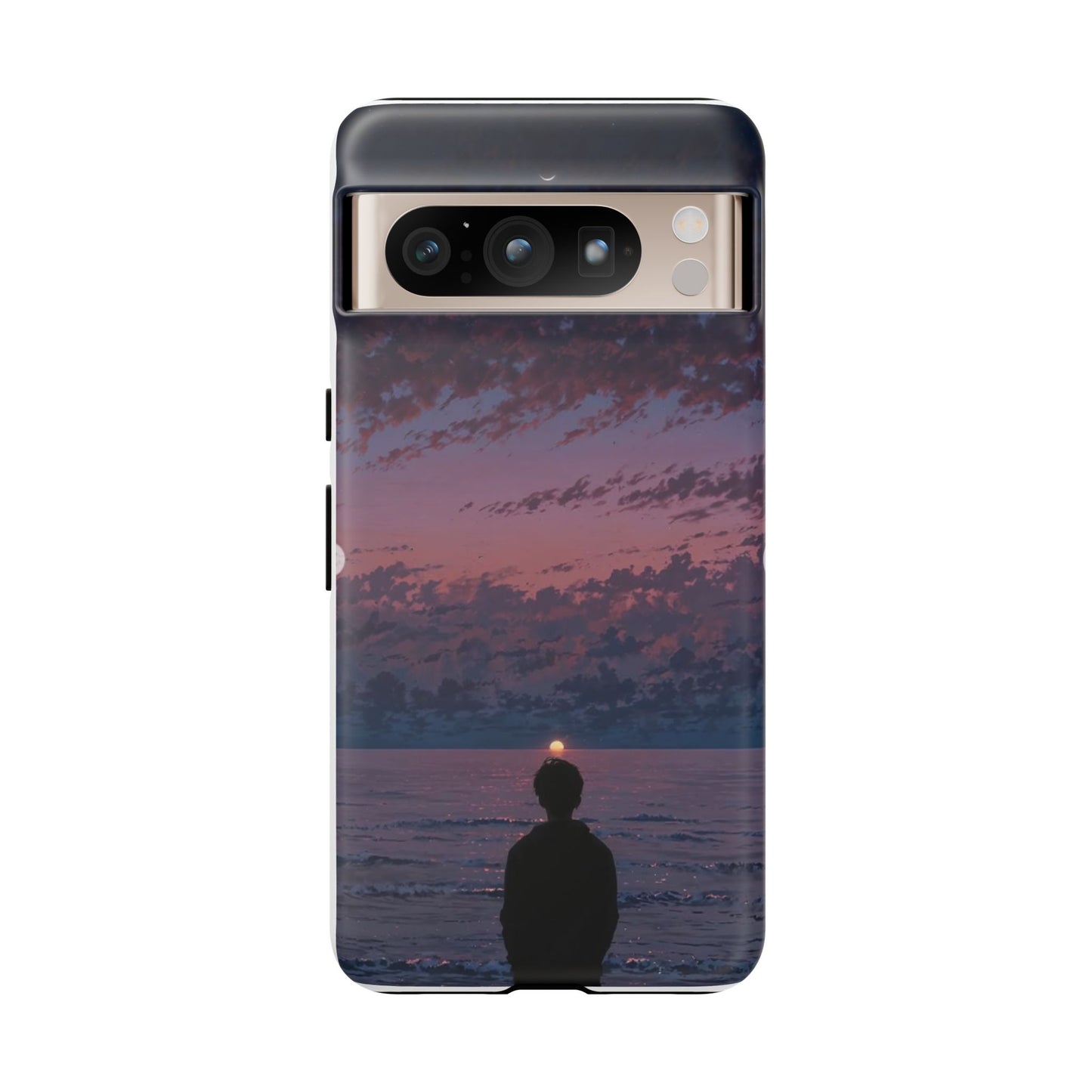 Sunset Ocean Phone Case, Tough Cases, Unique Cell Phone Cover, Artistic Phone Accessories, Gift for Her, Nature Inspired Case