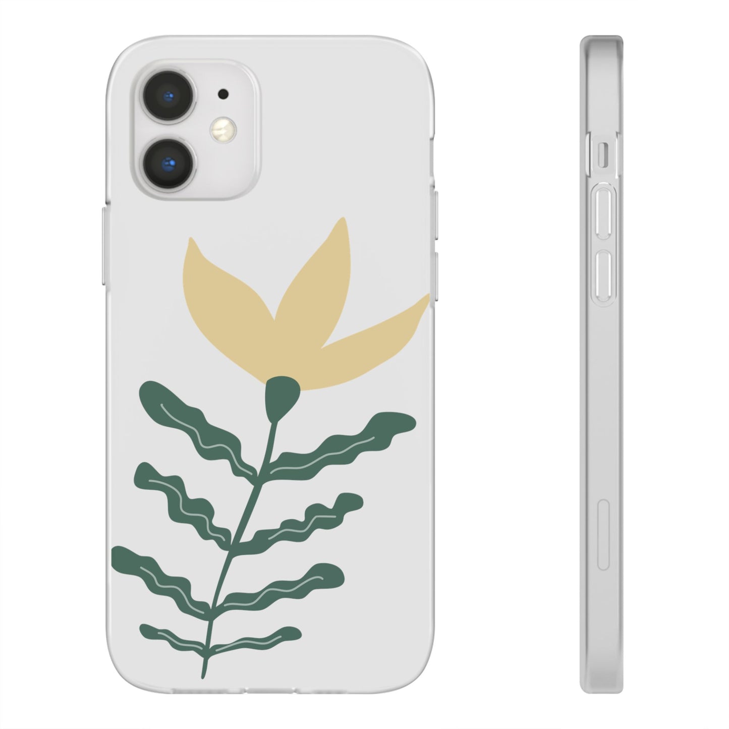 Stylish Floral Flexi Cases, Phone Accessories, Gift Idea, Protective Case, Trendy Phone Cover, Spring Vibes