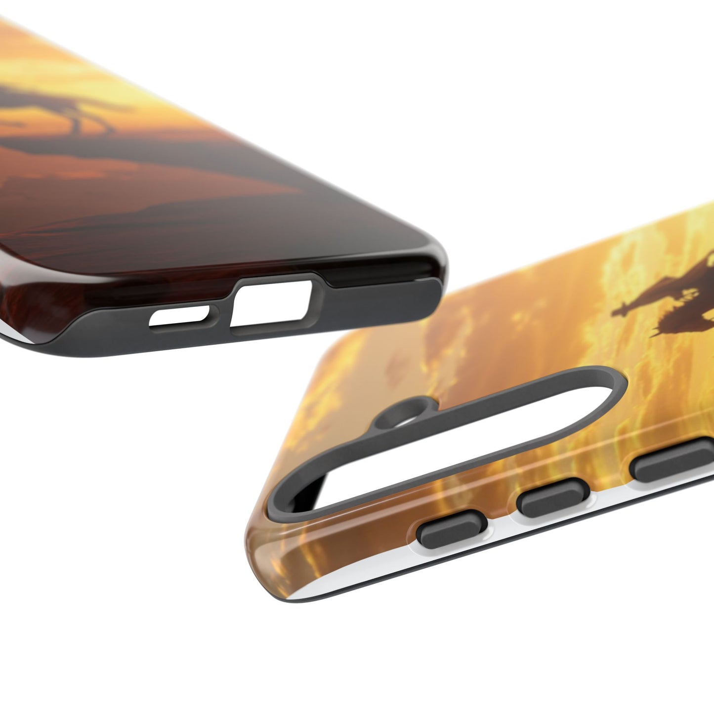 Sunset Horse Rider Phone Case, Western Art Cover, Tough Shell, Ideal Gift for Horse Lovers, Scenic Phone Accessories