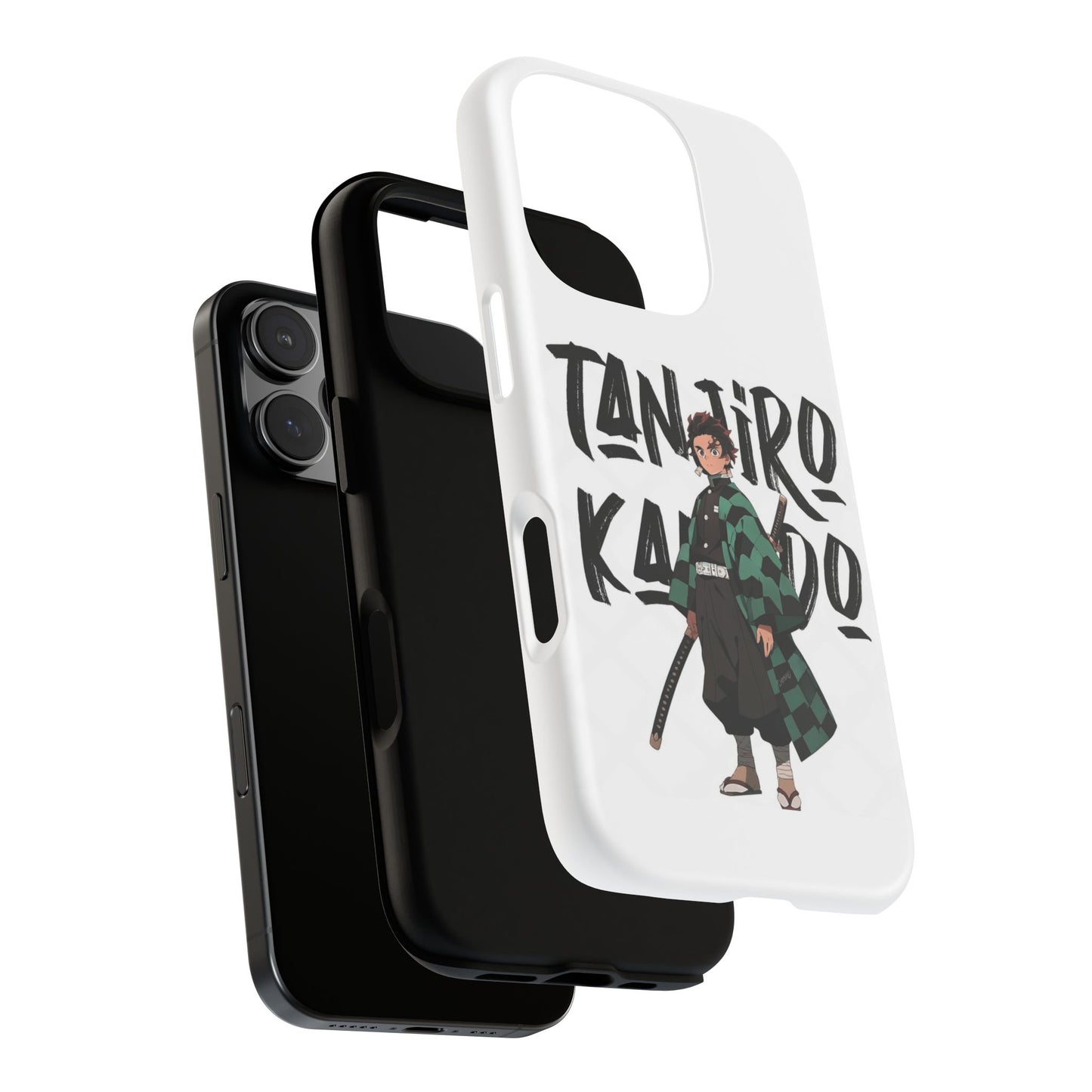 Demon Slayer Phone Case featuring Tanjiro Kamado | Tough Cases, Anime Phone Cover, Unique Gift for Fans, Mobile Accessory, Geeky Merchandise