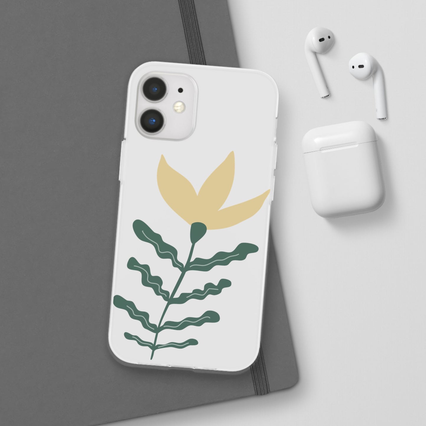 Stylish Floral Flexi Cases, Phone Accessories, Gift Idea, Protective Case, Trendy Phone Cover, Spring Vibes