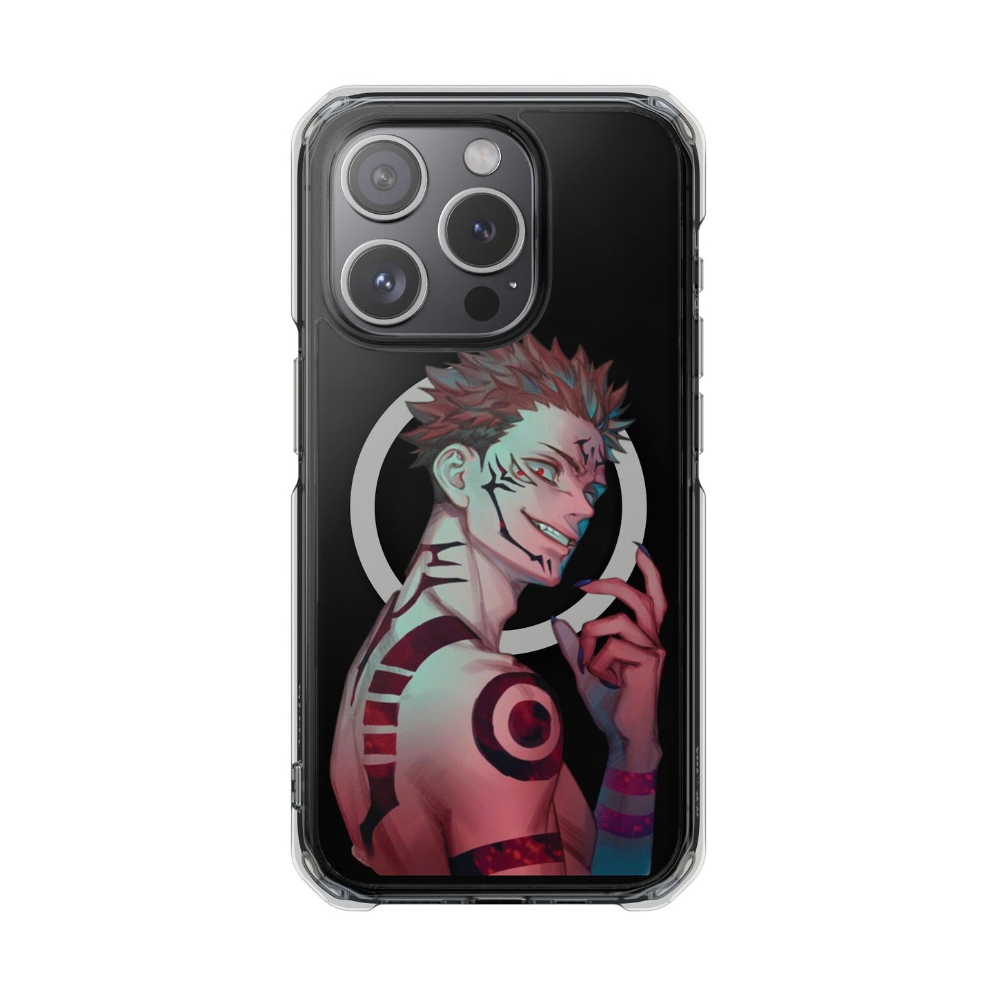 Vibrant Character Phone Case - A Unique Magnetic Clear Impact Case for Anime Lovers, Lightweight Protection, Gift for Friends, Stylish [...]