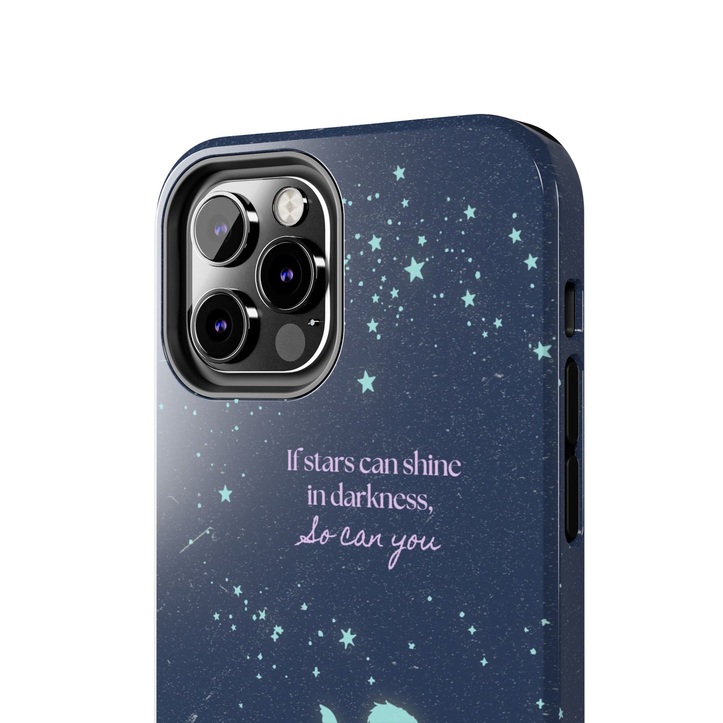 Starry Night Tough Phone Cases, Inspirational Phone Cover, Cute Kid Design, Galaxy Aesthetic, Gift for Dreamers, Motivational Decor