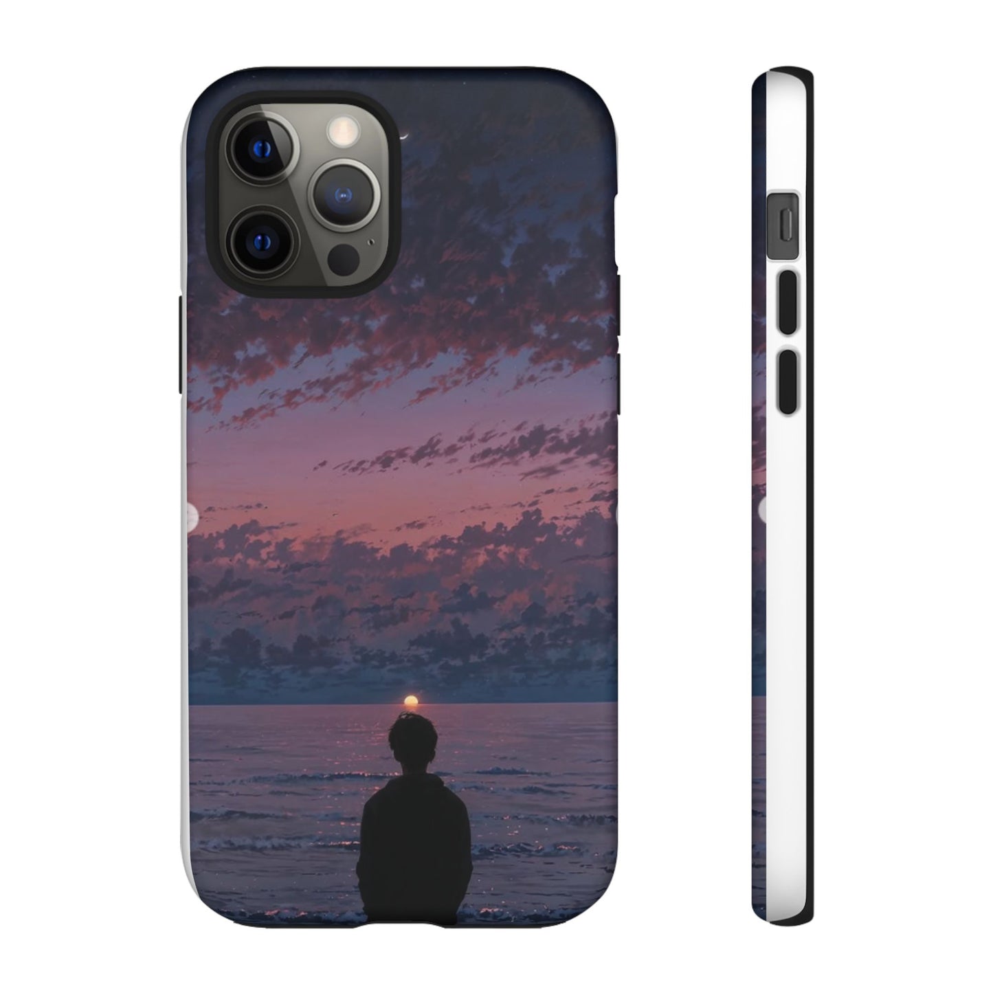 Sunset Ocean Phone Case, Tough Cases, Unique Cell Phone Cover, Artistic Phone Accessories, Gift for Her, Nature Inspired Case