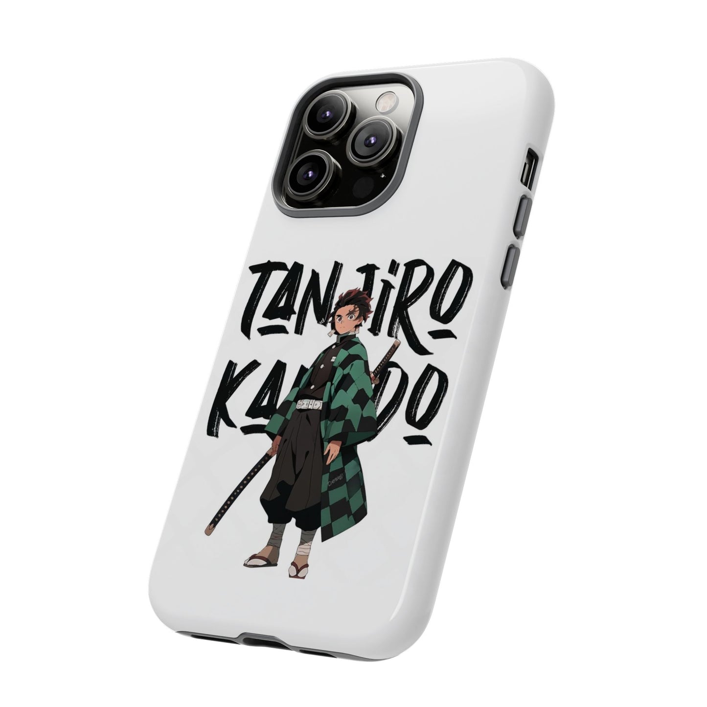 Demon Slayer Phone Case featuring Tanjiro Kamado | Tough Cases, Anime Phone Cover, Unique Gift for Fans, Mobile Accessory, Geeky Merchandise
