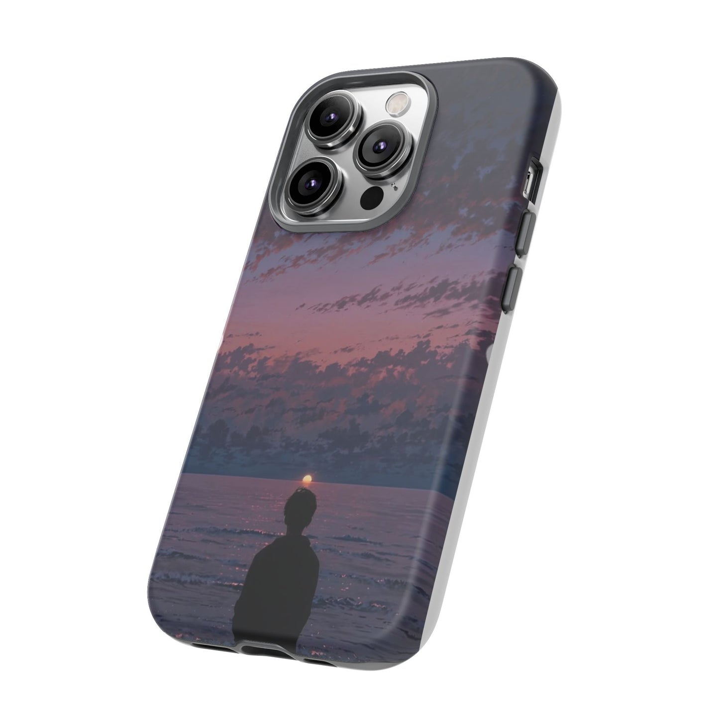 Sunset Ocean Phone Case, Tough Cases, Unique Cell Phone Cover, Artistic Phone Accessories, Gift for Her, Nature Inspired Case