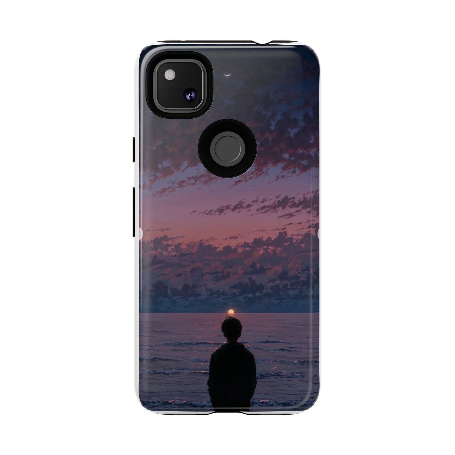Sunset Ocean Phone Case, Tough Cases, Unique Cell Phone Cover, Artistic Phone Accessories, Gift for Her, Nature Inspired Case
