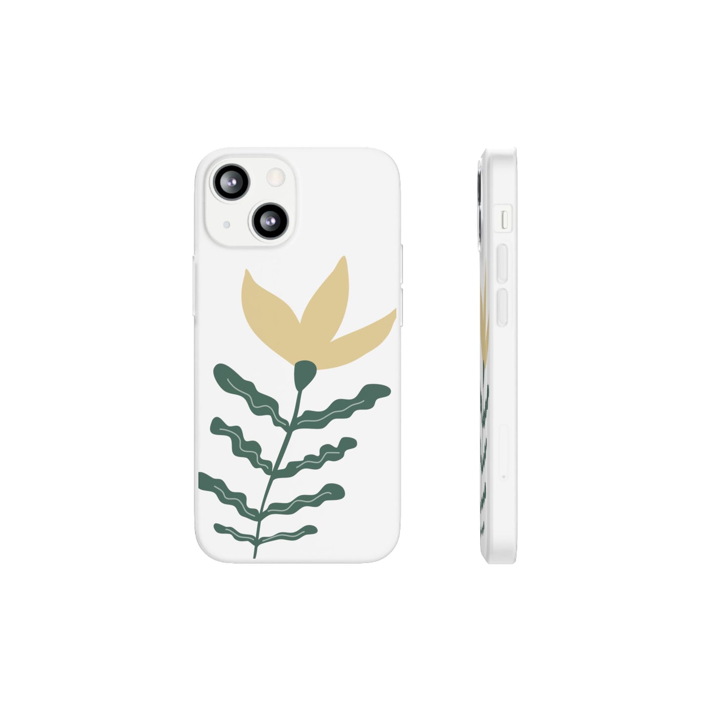 Stylish Floral Flexi Cases, Phone Accessories, Gift Idea, Protective Case, Trendy Phone Cover, Spring Vibes