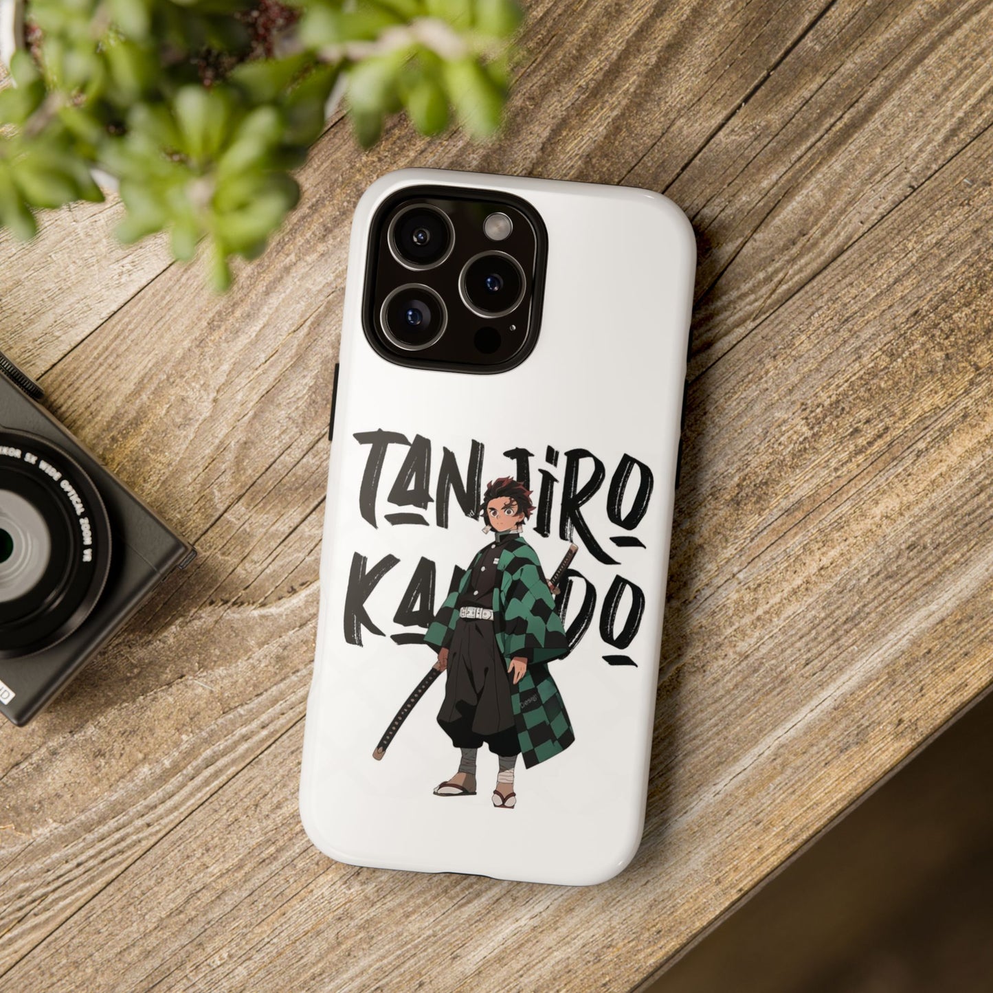 Demon Slayer Phone Case featuring Tanjiro Kamado | Tough Cases, Anime Phone Cover, Unique Gift for Fans, Mobile Accessory, Geeky Merchandise