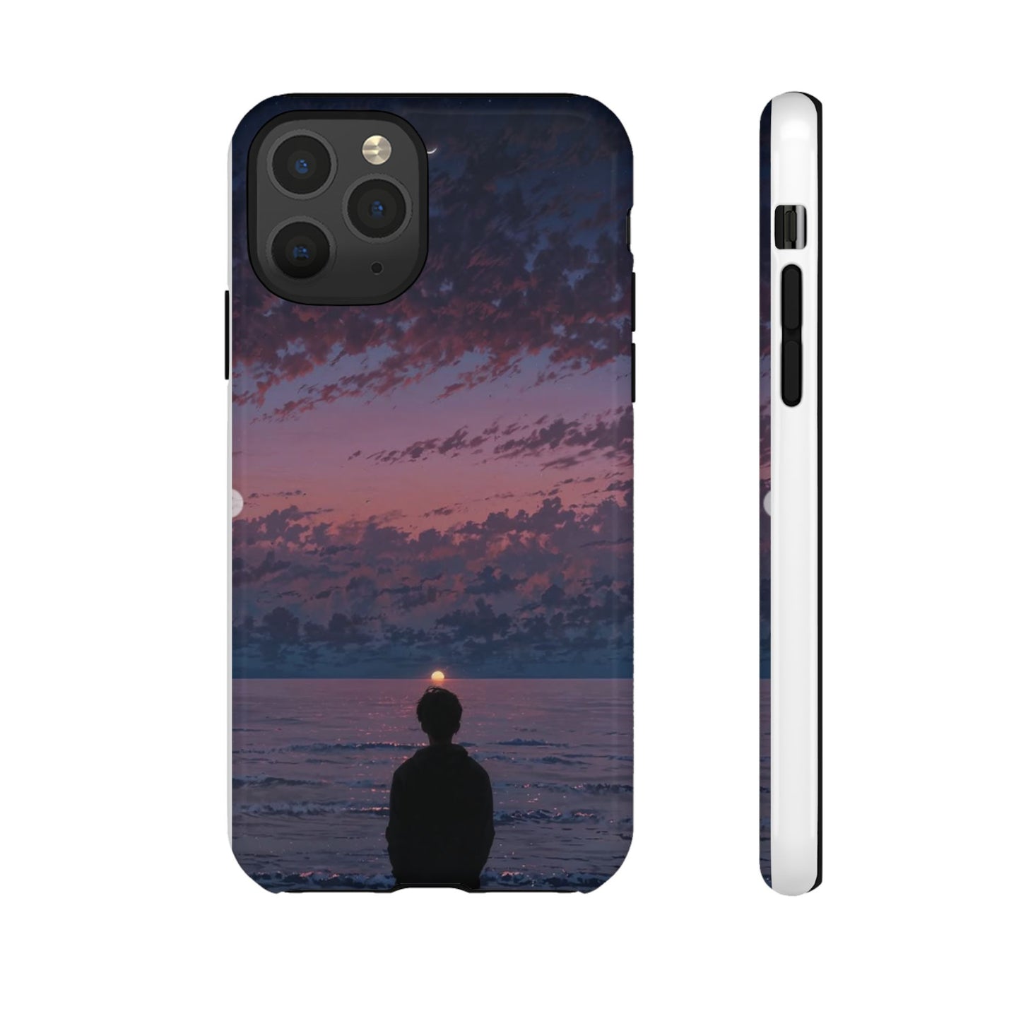 Sunset Ocean Phone Case, Tough Cases, Unique Cell Phone Cover, Artistic Phone Accessories, Gift for Her, Nature Inspired Case