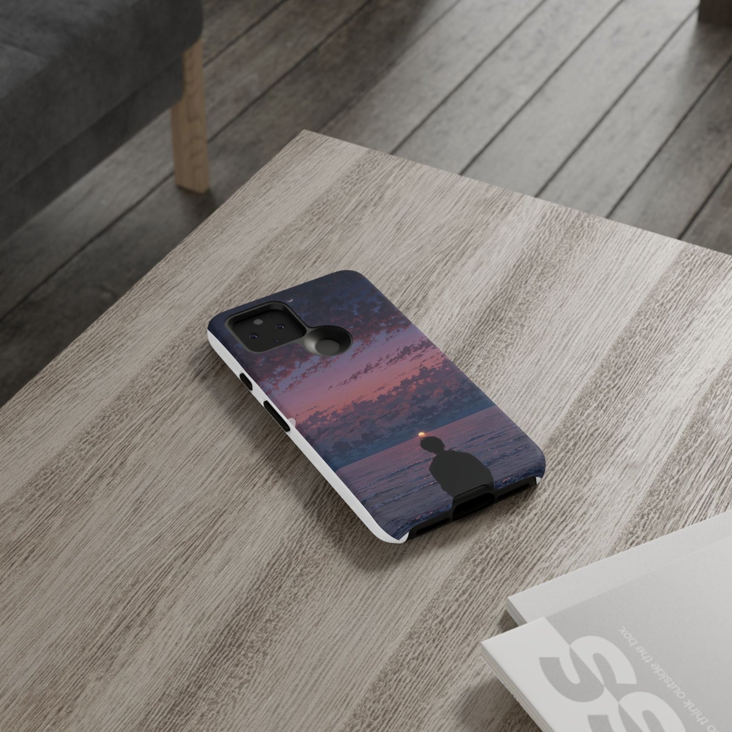 Sunset Ocean Phone Case, Tough Cases, Unique Cell Phone Cover, Artistic Phone Accessories, Gift for Her, Nature Inspired Case