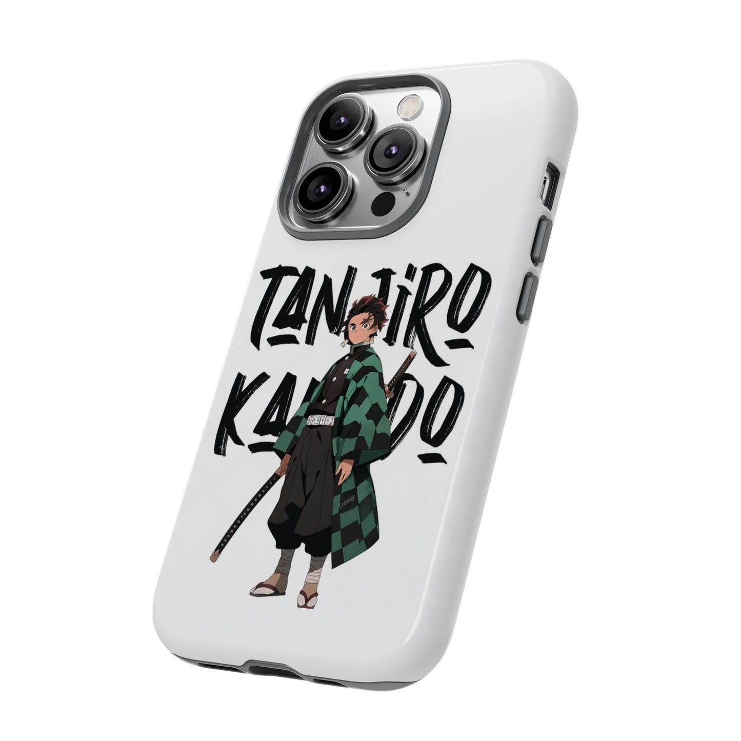 Demon Slayer Phone Case featuring Tanjiro Kamado | Tough Cases, Anime Phone Cover, Unique Gift for Fans, Mobile Accessory, Geeky Merchandise