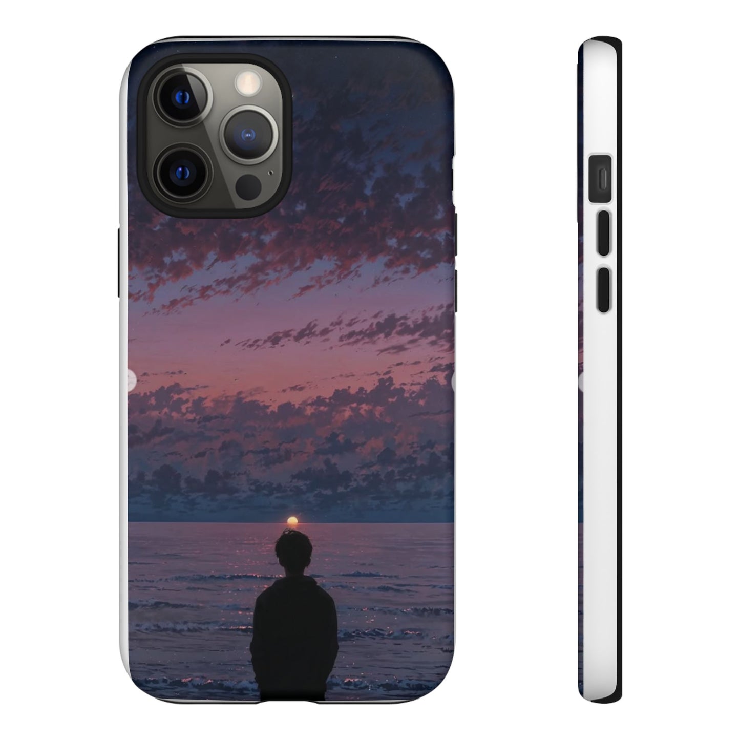 Sunset Ocean Phone Case, Tough Cases, Unique Cell Phone Cover, Artistic Phone Accessories, Gift for Her, Nature Inspired Case