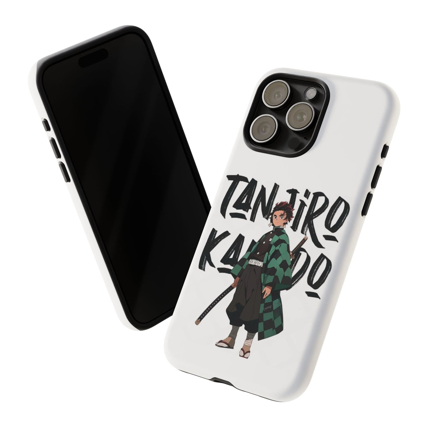 Demon Slayer Phone Case featuring Tanjiro Kamado | Tough Cases, Anime Phone Cover, Unique Gift for Fans, Mobile Accessory, Geeky Merchandise