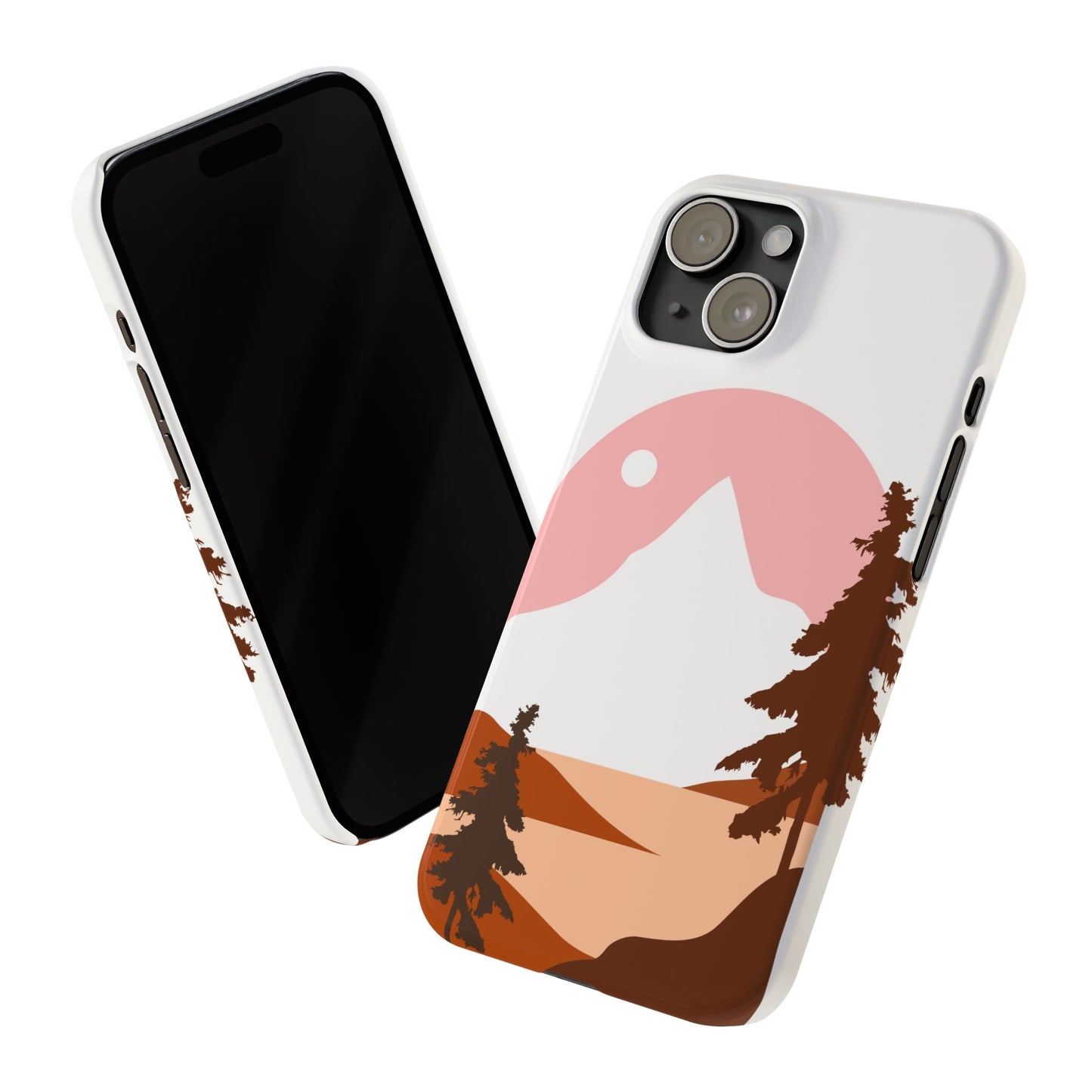 Stylish Mountain Landscape Slim Phone Case, Nature Lover Gift, Aesthetic Phone Cover, Adventure Travel Accessory, Minimalist Design [...]