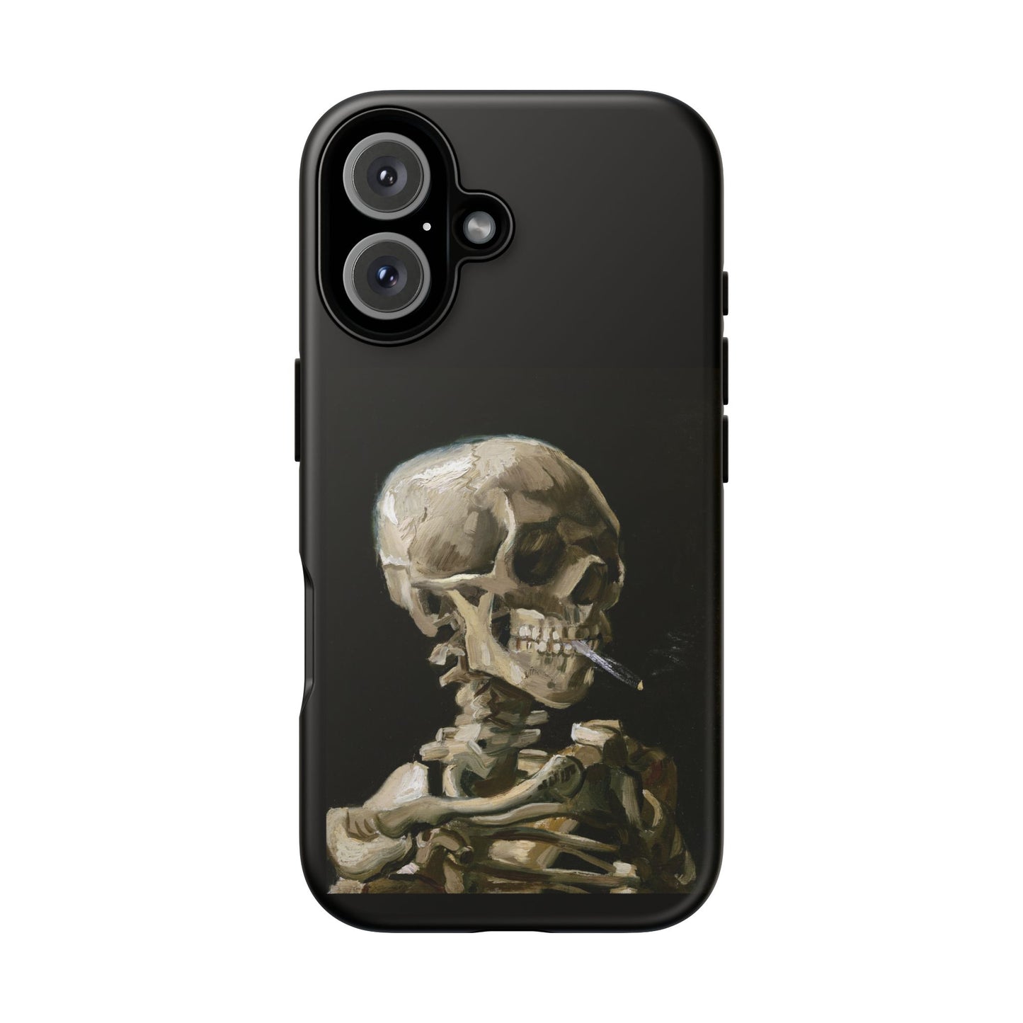 Tough Cases - Artistic Skull Phone Case, Unique Gift for Halloween, Retro Accessories, Trendy Mobile Covers, Spooky Style