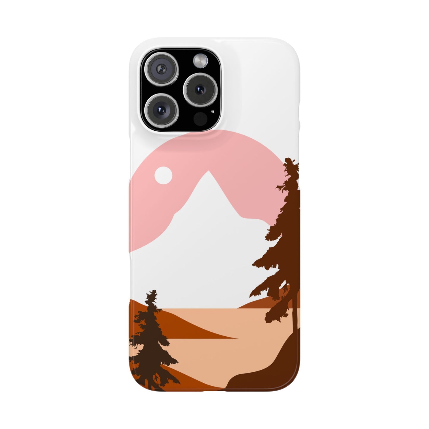 Stylish Mountain Landscape Slim Phone Case, Nature Lover Gift, Aesthetic Phone Cover, Adventure Travel Accessory, Minimalist Design [...]