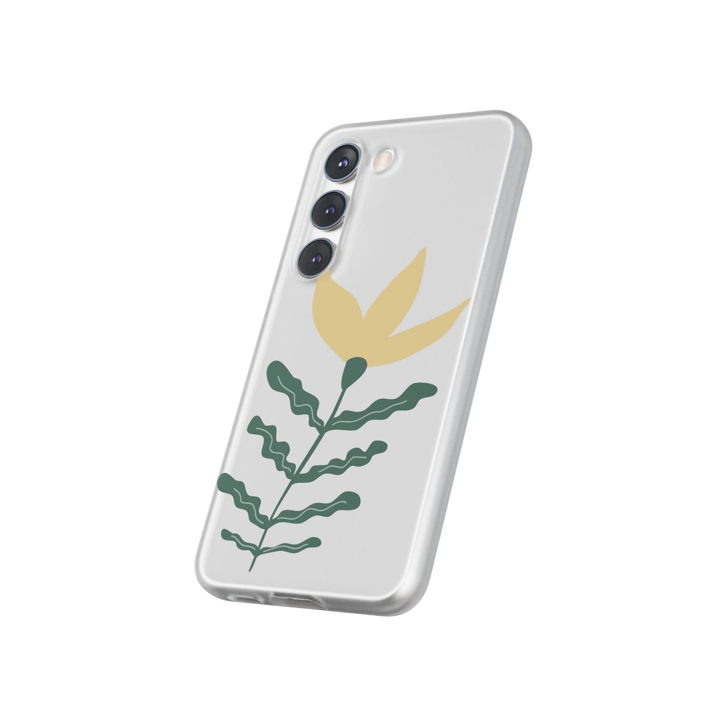 Stylish Floral Flexi Cases, Phone Accessories, Gift Idea, Protective Case, Trendy Phone Cover, Spring Vibes