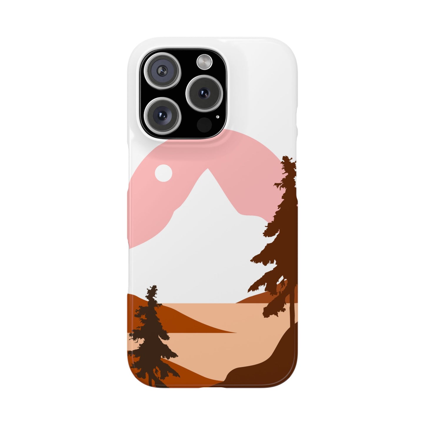 Stylish Mountain Landscape Slim Phone Case, Nature Lover Gift, Aesthetic Phone Cover, Adventure Travel Accessory, Minimalist Design [...]