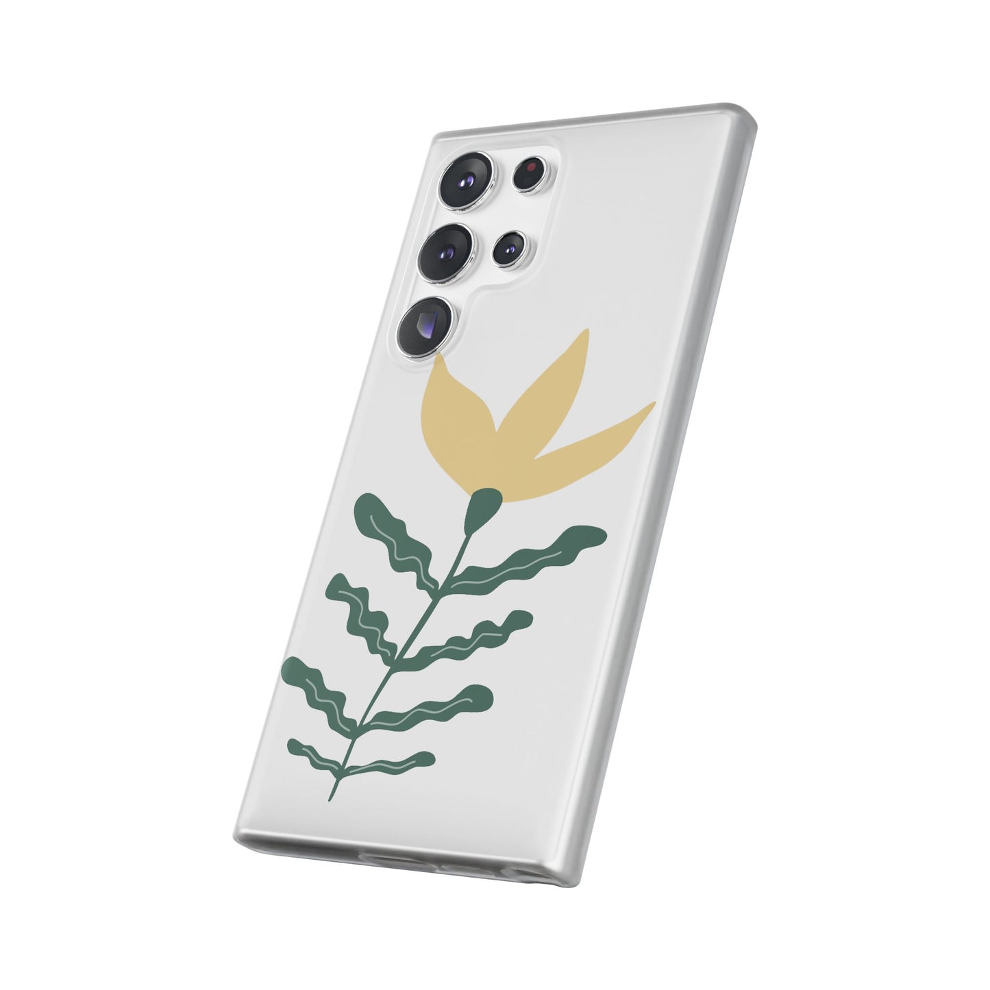 Stylish Floral Flexi Cases, Phone Accessories, Gift Idea, Protective Case, Trendy Phone Cover, Spring Vibes