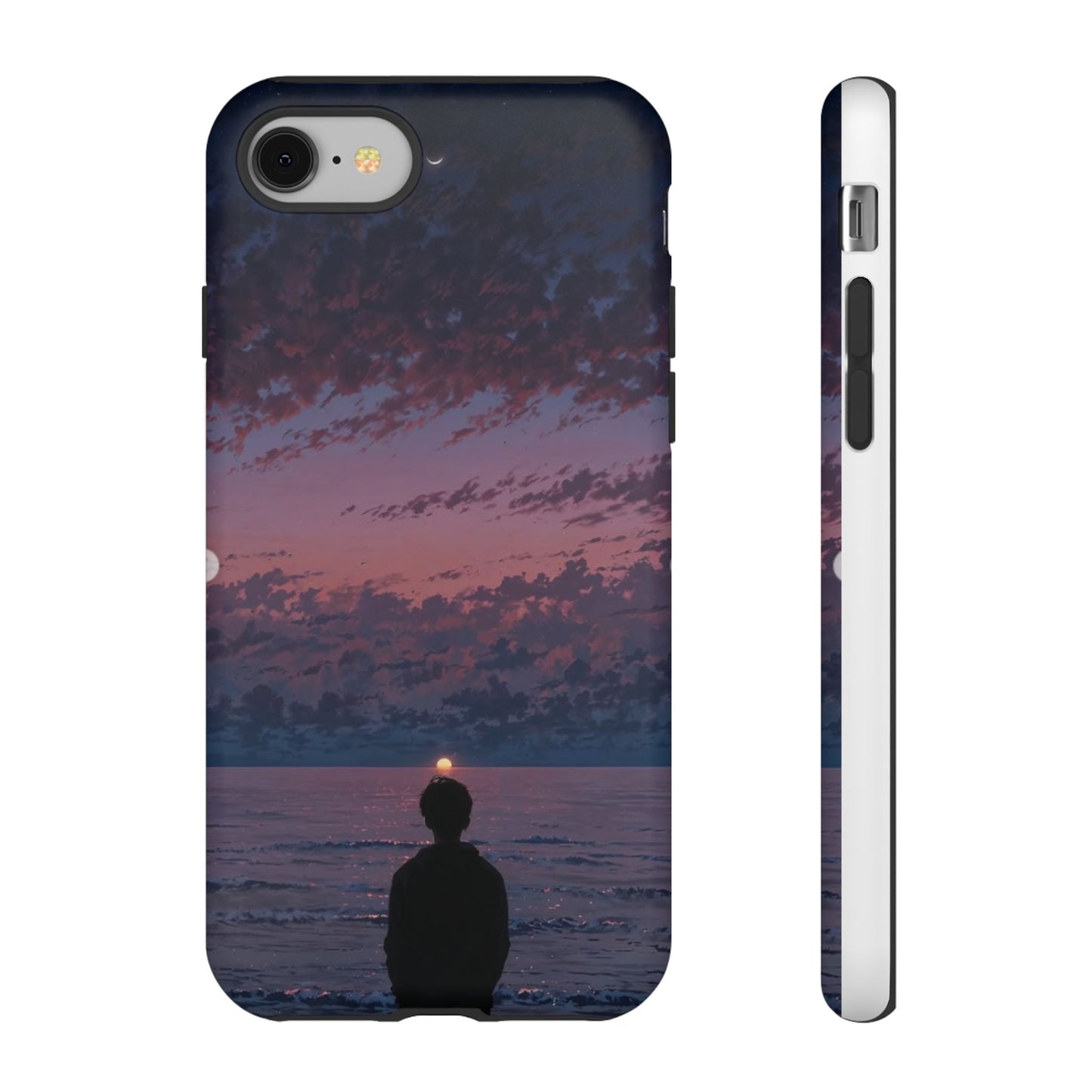 Sunset Ocean Phone Case, Tough Cases, Unique Cell Phone Cover, Artistic Phone Accessories, Gift for Her, Nature Inspired Case