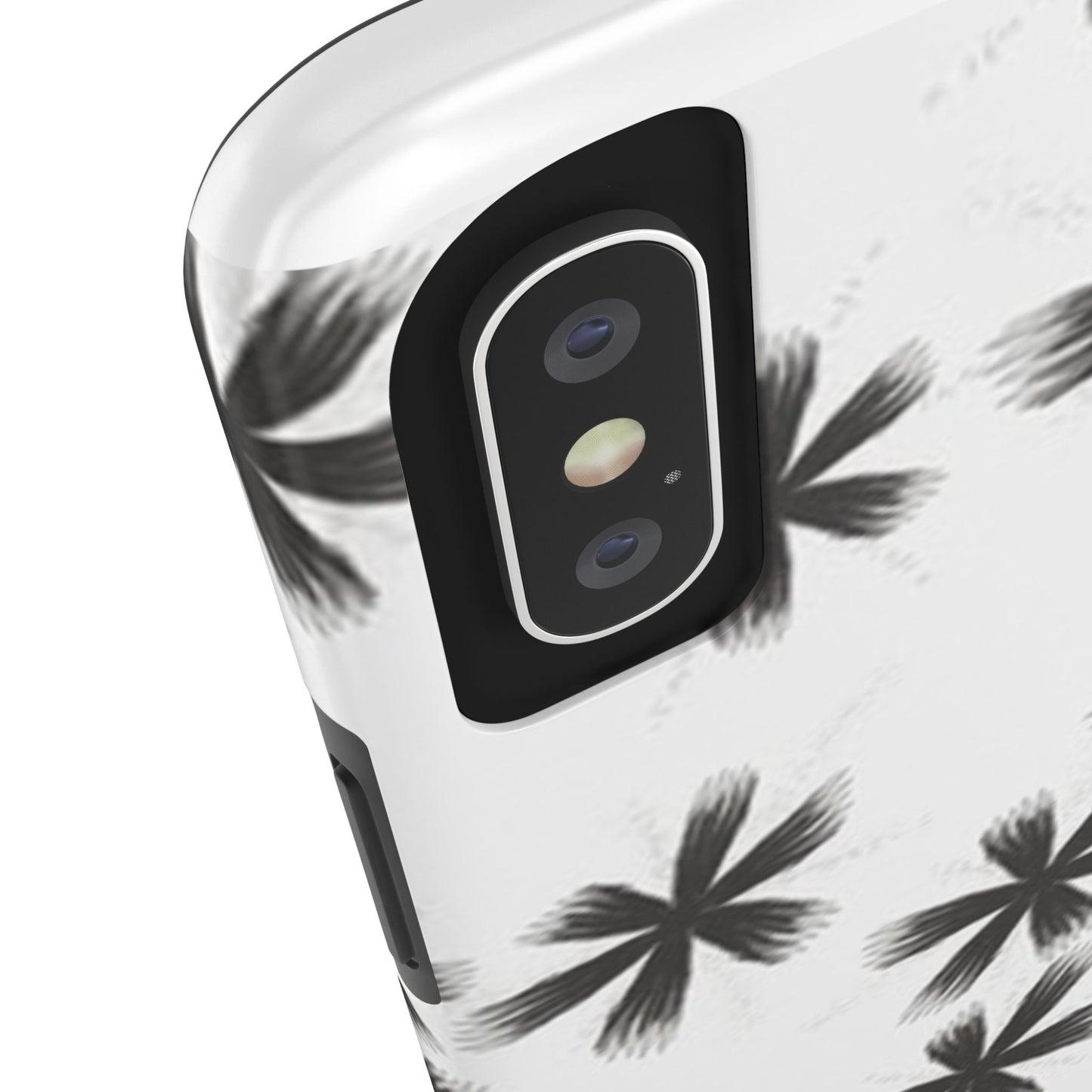 Stylish Tough Phone Cases, Black Flower Design, Durable Phone Protection, Unique Gift, Trendy Phone Accessories