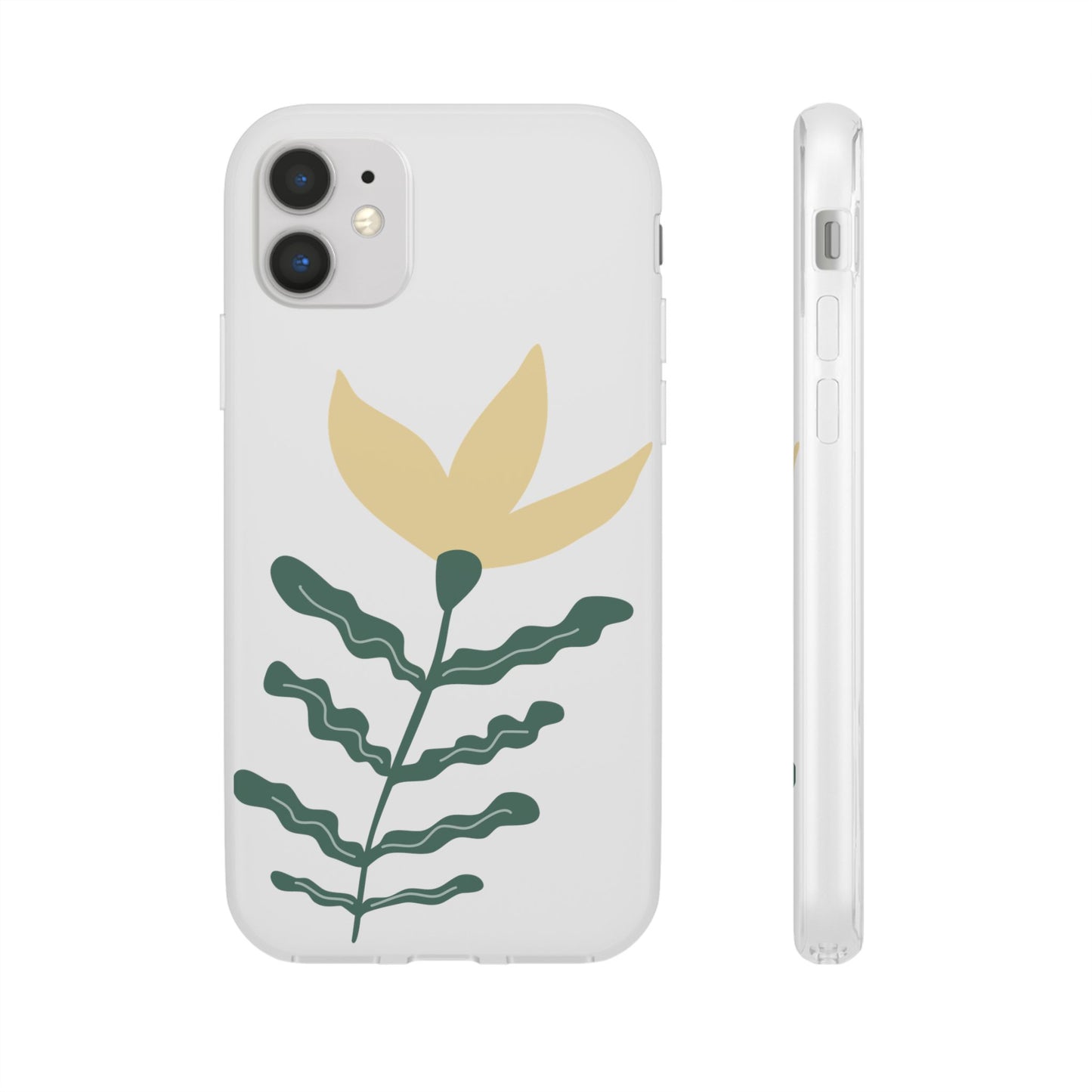Stylish Floral Flexi Cases, Phone Accessories, Gift Idea, Protective Case, Trendy Phone Cover, Spring Vibes