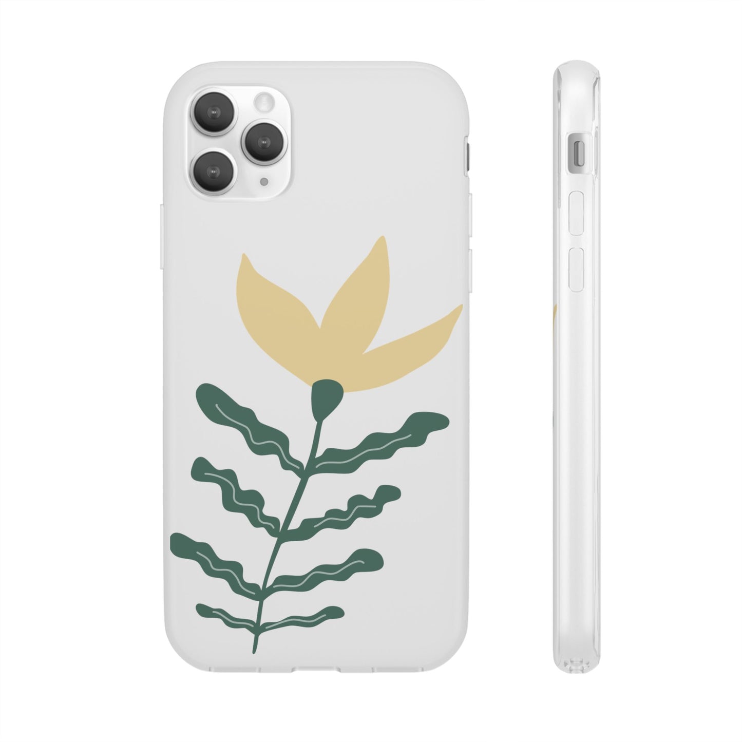 Stylish Floral Flexi Cases, Phone Accessories, Gift Idea, Protective Case, Trendy Phone Cover, Spring Vibes