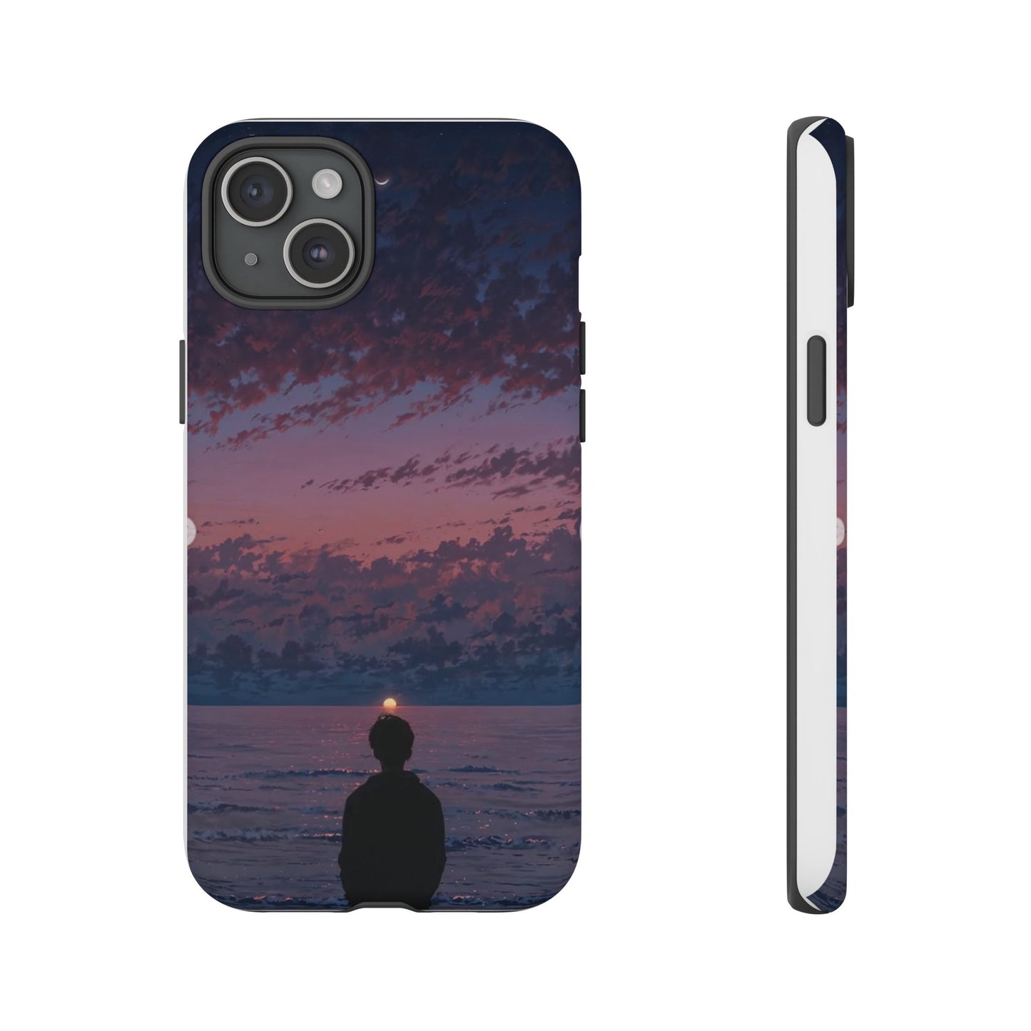 Sunset Ocean Phone Case, Tough Cases, Unique Cell Phone Cover, Artistic Phone Accessories, Gift for Her, Nature Inspired Case