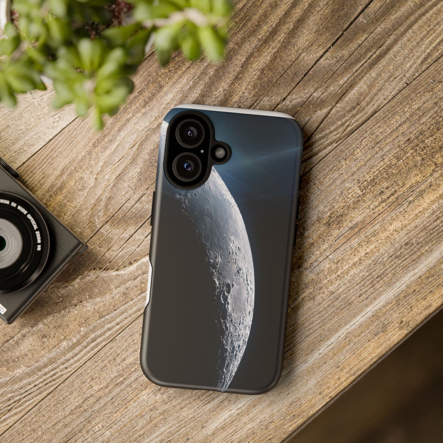 Moon Phase Phone Case, Galaxy Phone Cover, Space-Themed Phone Protector, Tough Cases for Astronomers, Unique Gifts for Space Lovers