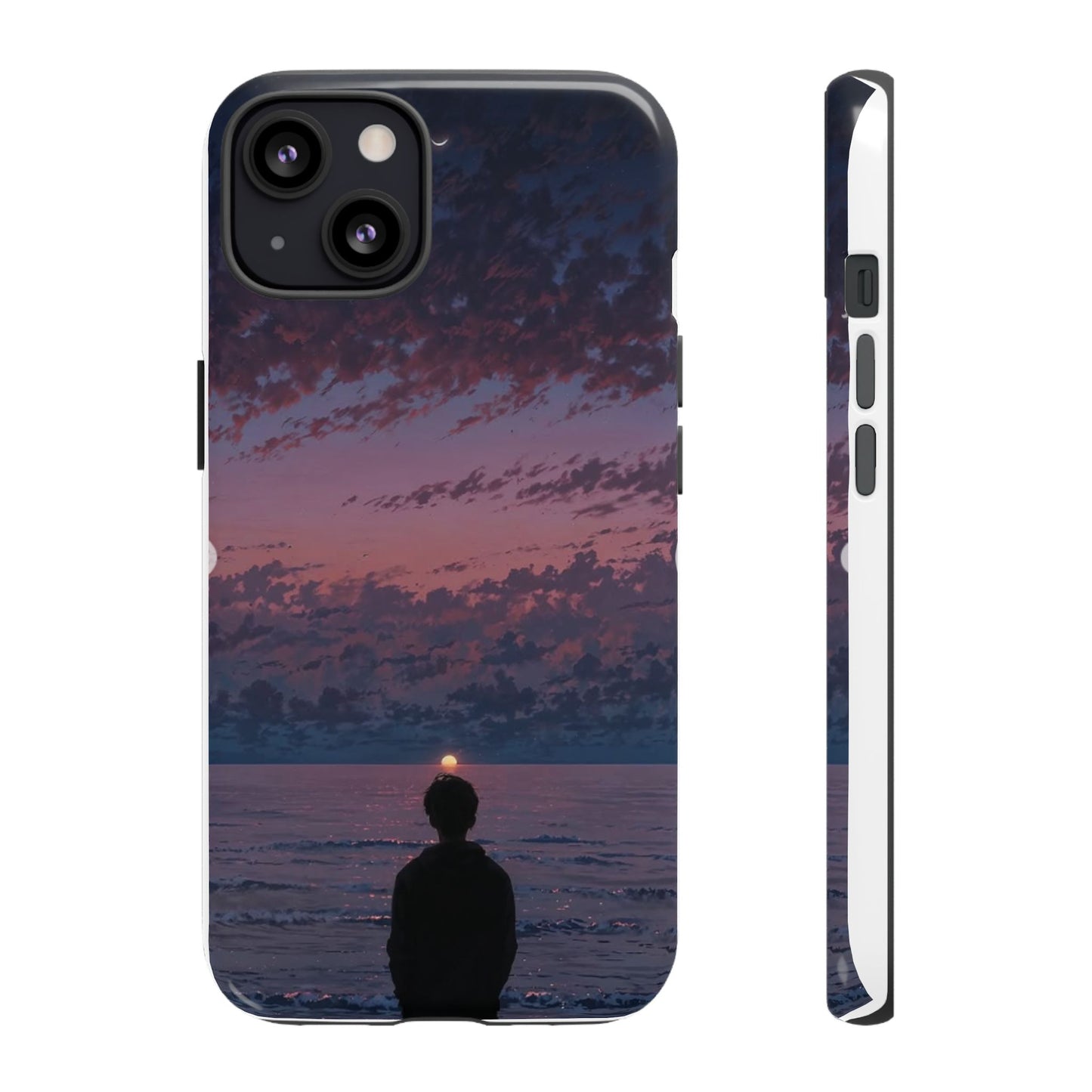 Sunset Ocean Phone Case, Tough Cases, Unique Cell Phone Cover, Artistic Phone Accessories, Gift for Her, Nature Inspired Case