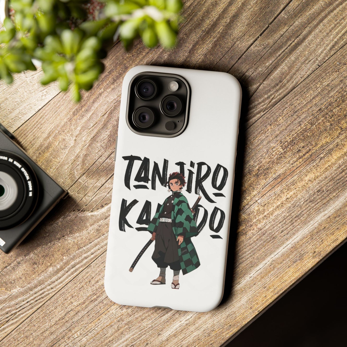 Demon Slayer Phone Case featuring Tanjiro Kamado | Tough Cases, Anime Phone Cover, Unique Gift for Fans, Mobile Accessory, Geeky Merchandise