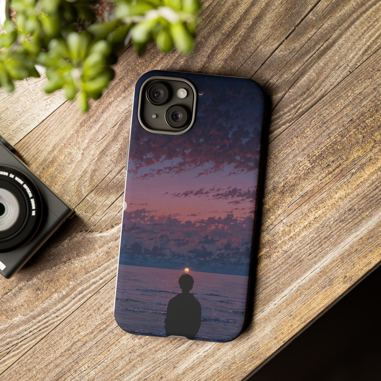 Sunset Ocean Phone Case, Tough Cases, Unique Cell Phone Cover, Artistic Phone Accessories, Gift for Her, Nature Inspired Case
