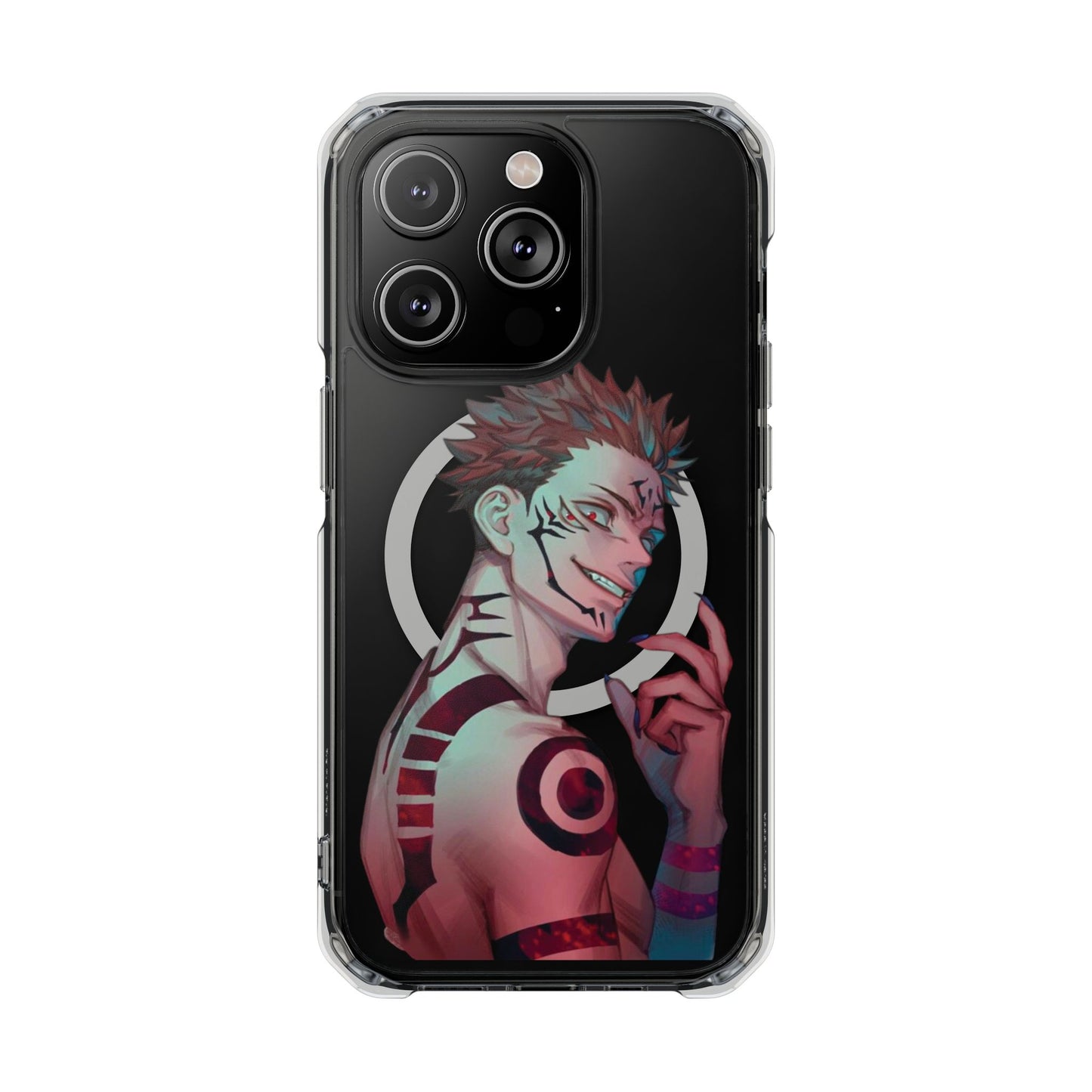 Vibrant Character Phone Case - A Unique Magnetic Clear Impact Case for Anime Lovers, Lightweight Protection, Gift for Friends, Stylish [...]