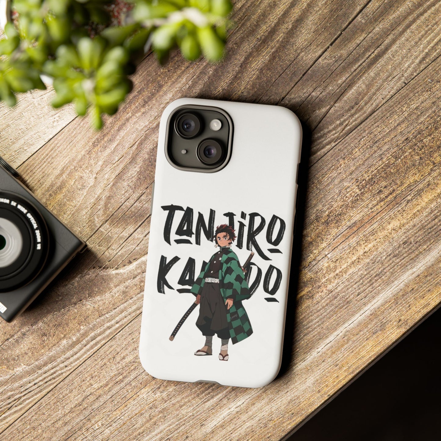 Demon Slayer Phone Case featuring Tanjiro Kamado | Tough Cases, Anime Phone Cover, Unique Gift for Fans, Mobile Accessory, Geeky Merchandise