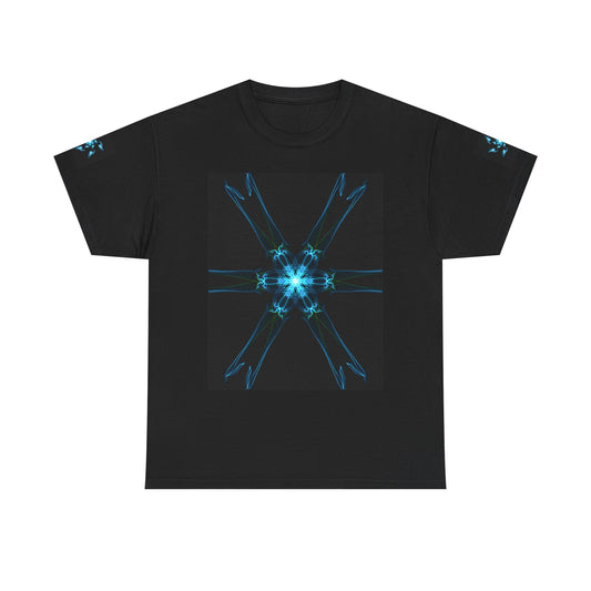 Vibrant Graphic Tee, Unisex Heavy Cotton T-Shirt, Cool Casual Style, Perfect for Festivals, Gifts for Art Lovers, Unique Everyday Wear