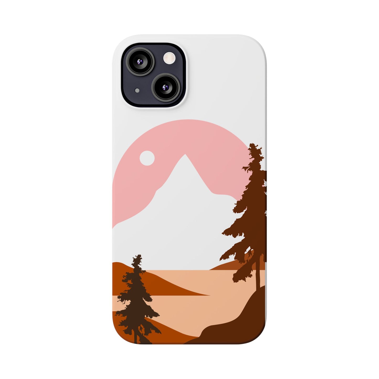 Stylish Mountain Landscape Slim Phone Case, Nature Lover Gift, Aesthetic Phone Cover, Adventure Travel Accessory, Minimalist Design [...]