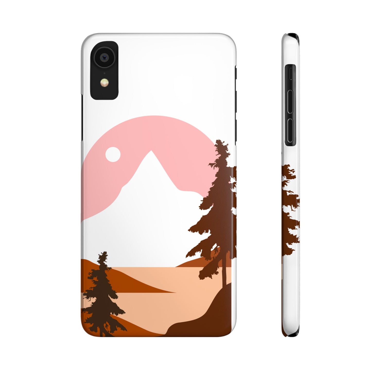Stylish Mountain Landscape Slim Phone Case, Nature Lover Gift, Aesthetic Phone Cover, Adventure Travel Accessory, Minimalist Design [...]