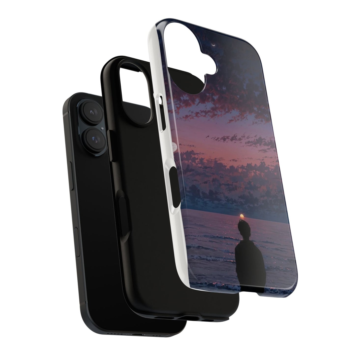 Sunset Ocean Phone Case, Tough Cases, Unique Cell Phone Cover, Artistic Phone Accessories, Gift for Her, Nature Inspired Case