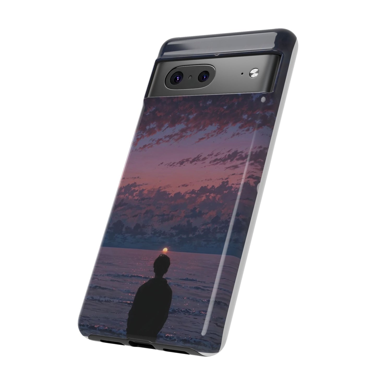 Sunset Ocean Phone Case, Tough Cases, Unique Cell Phone Cover, Artistic Phone Accessories, Gift for Her, Nature Inspired Case